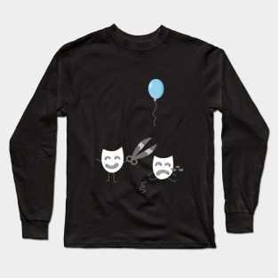 Theatre of joy and pain Long Sleeve T-Shirt